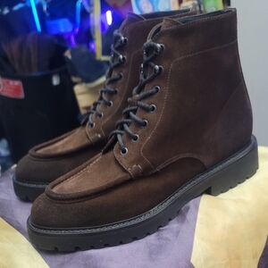 Doucal's 'Commander' Suede Derby Boot